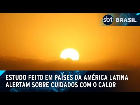 SBT Brasil — reportagem sobre altas temperaturas e risco para idosos