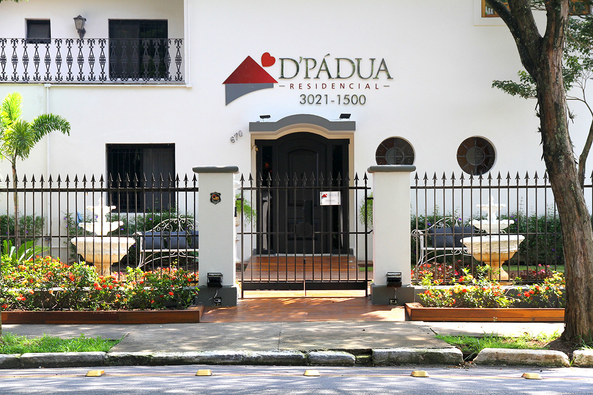 Fachada da Unidade 2 do D'Pádua Residencial