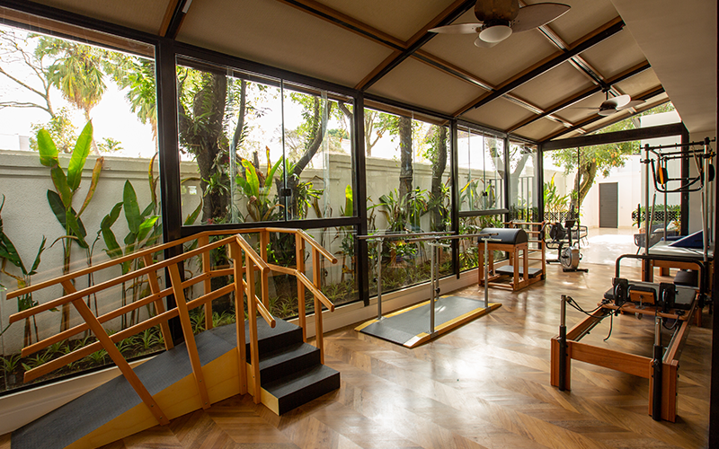 Sala de fisioterapia da Unidade 4, vista 2